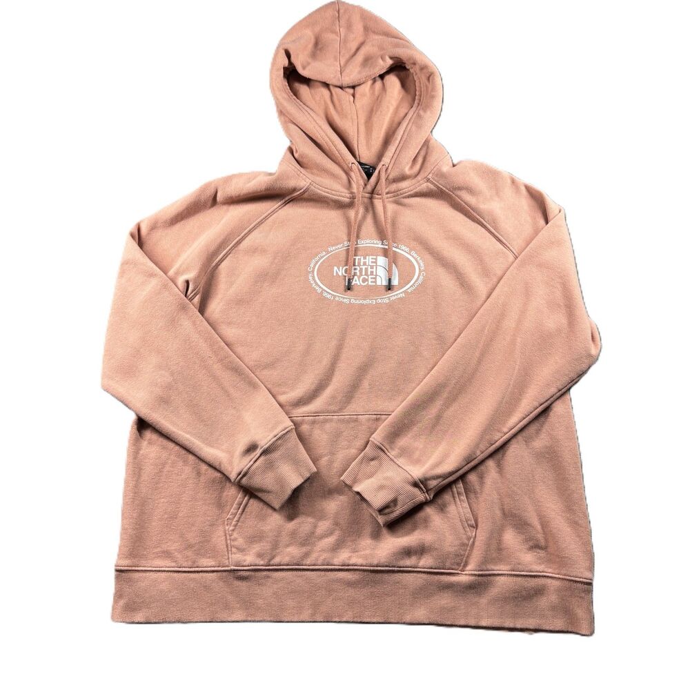 The North Face Women Hoodie Outdoors Gorpcore Hiking Dusty Pink 2X P240